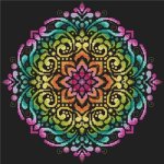 Full Rainbow Mandala (image for) Full Rainbow Mandala